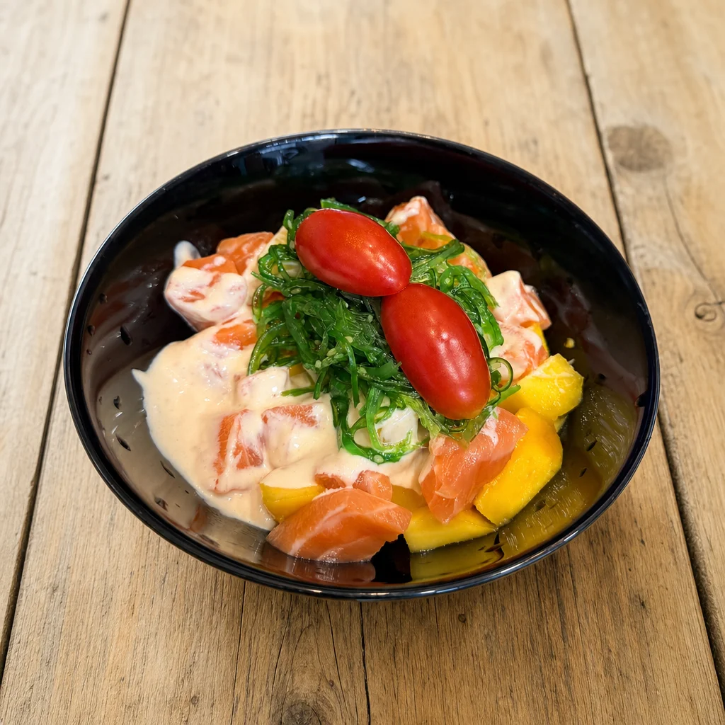 Izokin tartarra mangoarekin, Kaiso Sushi & Poke
