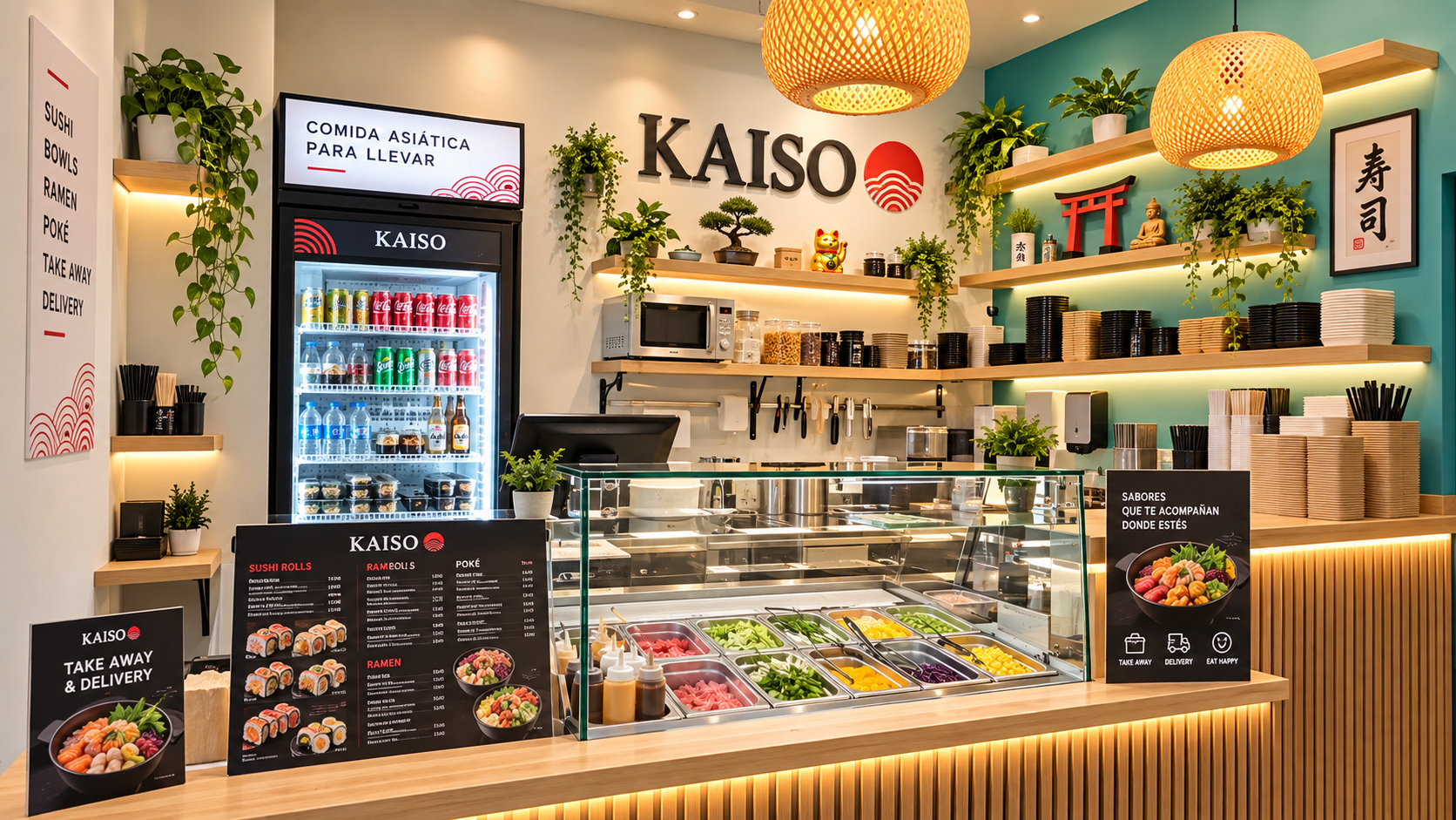 Kaiso Sushi & Poke dendako poke bowl eta sushi barra Gasteizen